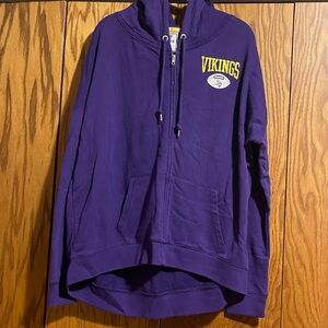 Victoria's Secret Purple Hoodie with Yellow Accents